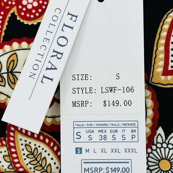NWT Silver Stone Floral Collection Men's Shirt Small Modern Fit Button Down $149 - Picture 10 of 12